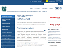 Tablet Screenshot of bip.ipjp2.pl